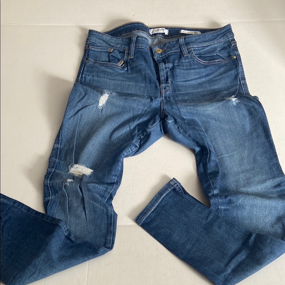 Guess Mid Rise Skinny Jeans